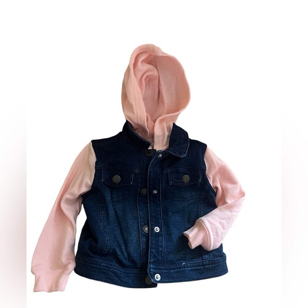 Okie Dokie Denim Hooded Fashion Jacket